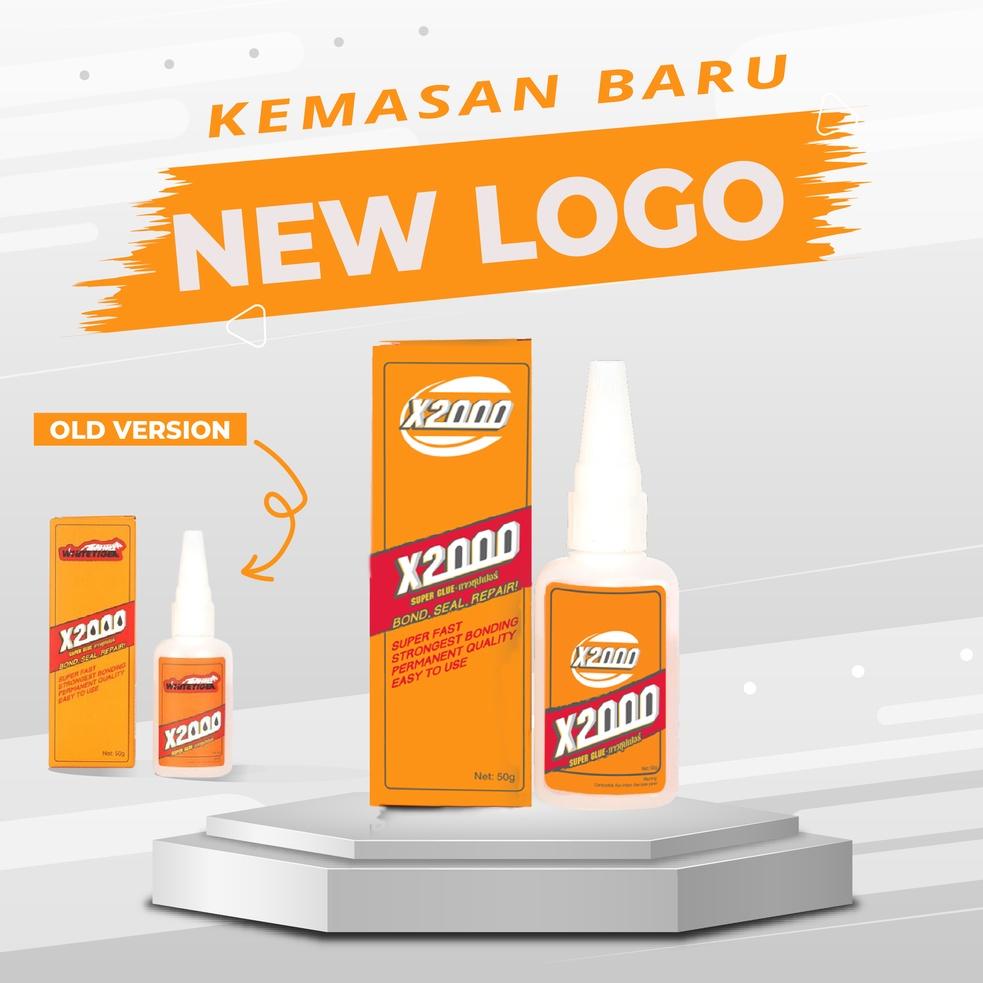 

[KODE ZMJKI] X2000 Lem X2000 super original, Perekat Instan Cairan Super Kuat, Lem super kuat digunakan untuk banyak bahan