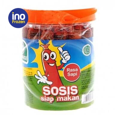 

Sonice sosis sapi siap makan