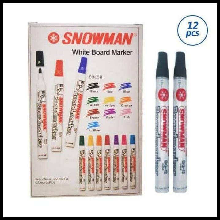 

Caramel | Spidol Snowman Bg12