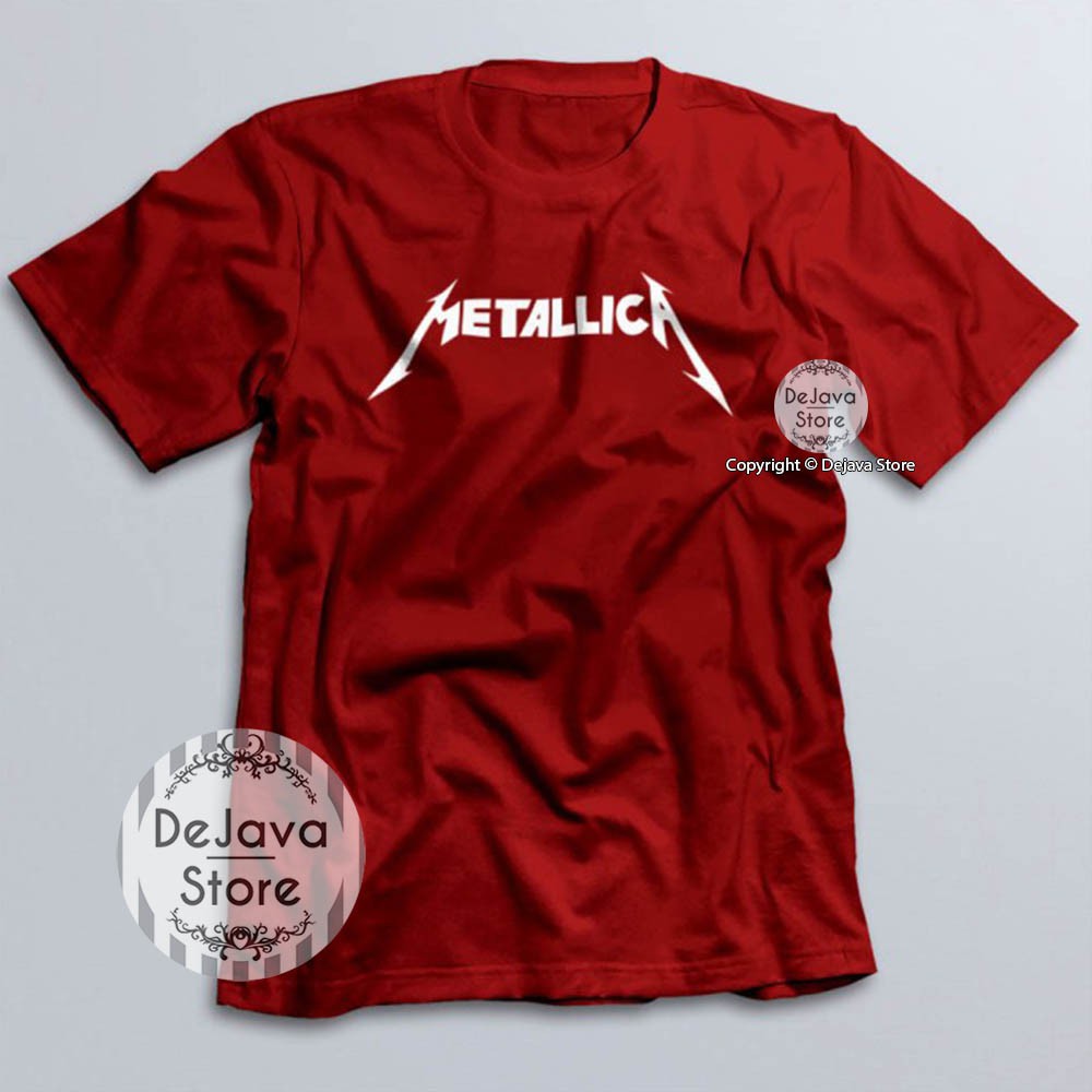 Kaos Band Metallica Musik Populer Tshirt Baju Distro Atasan Unisex Combed 30s Premium | 147-2