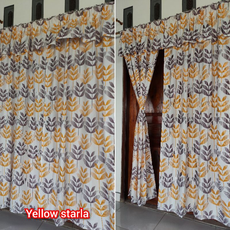 Sprei dan gorden couple.Dapat 1 sprei+2gorden/Sprei homemade //gorden motif