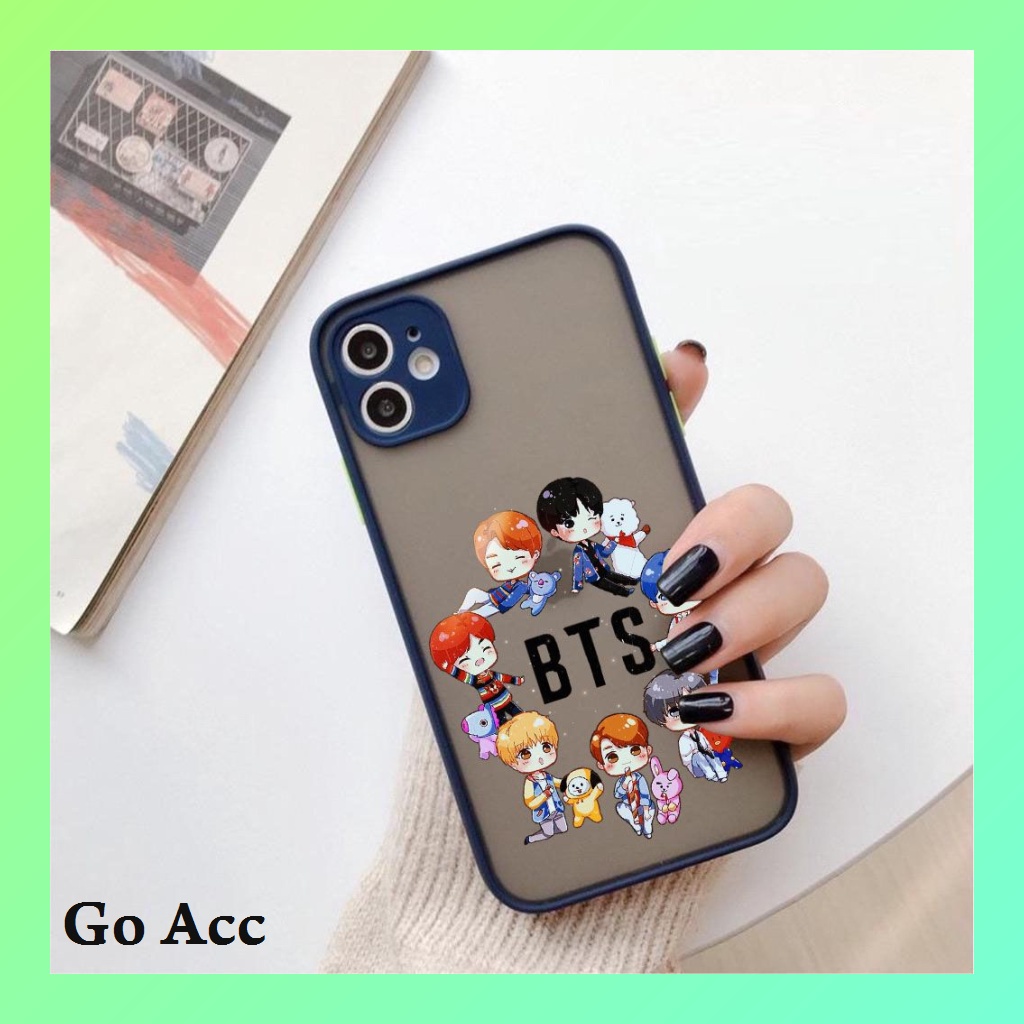 Casing Soft Kamera AA08 BTS for Oppo Realme 2 Pro 3 5i 5s 7 7i 8 8i U1 U2 C1 C11 2021 C12 C15 C17 C2 C20 C20A C21 C21y C25 C3 C30 C31 C35 Narzo 20 30A 50a 50i 5G