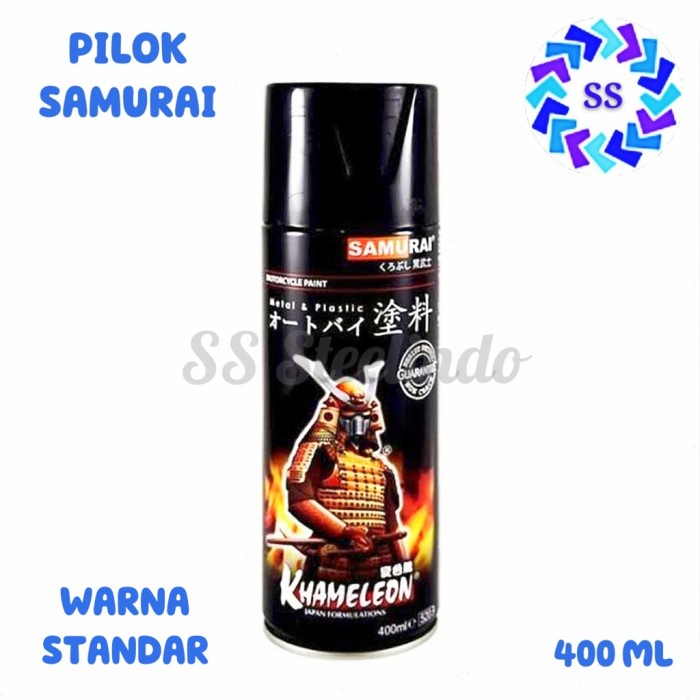 CAT SEMPROT-PILOK AEROSOL SAMURAI PAINT KALENG 400 ML (WARNA STANDAR)