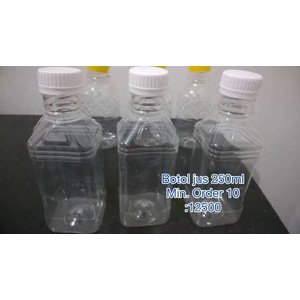 Botol kemasan plastik jus yogurt teh 250ml packaging minuman