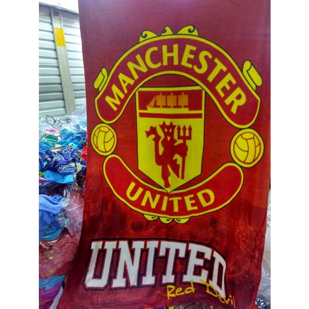 Selimut Dewasa Selimut bulu panel Club bola(V4F2) Selimut Karakter Selimut Bayi REAL PICT Selimut De