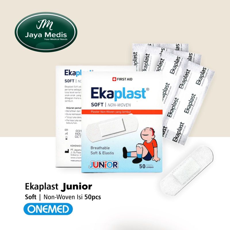 Ekaplast Plester Luka Non Woven Junior - Onemed 1 Box 50 Lembar