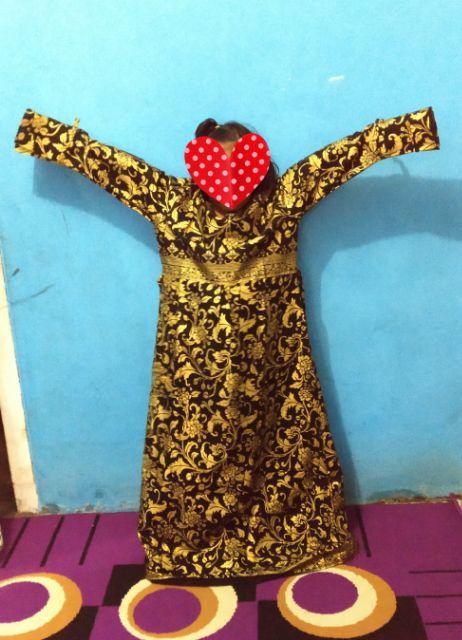 Termurah Bisa Pisah-batik Couple Keluarga/ Batik Couple Keluarga Bakung Full Prada/ Batik Couple