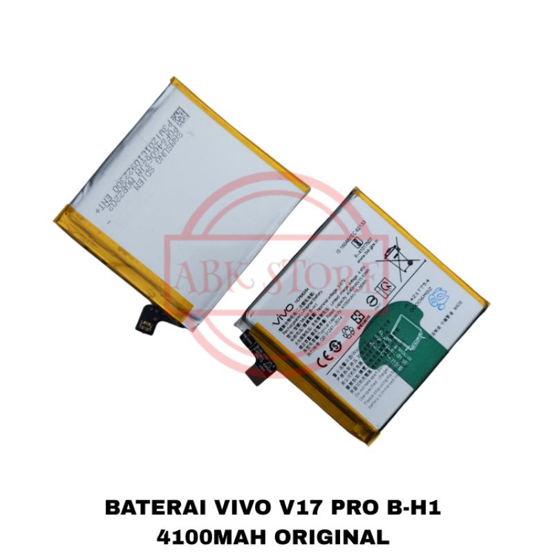 BATRE BATERAI BATTERY VIVO V17 PRO B-H1 ORIGINAL