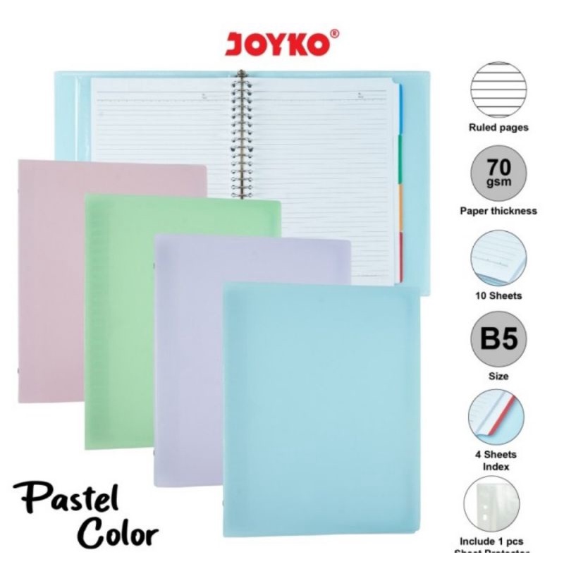 

Joyko Binder B5-MHPT-143 Pastel Colour