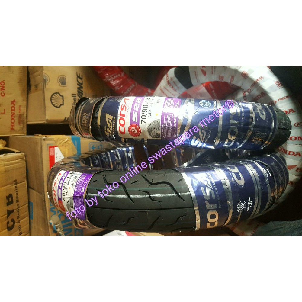 ban luar tubles mio j merk corsa depan dan belakang