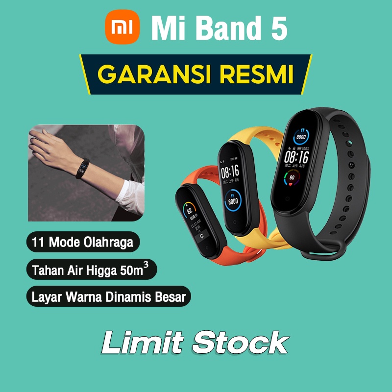 Xiaomi Mi Smart Band 6 Layar AMOLED 1,56