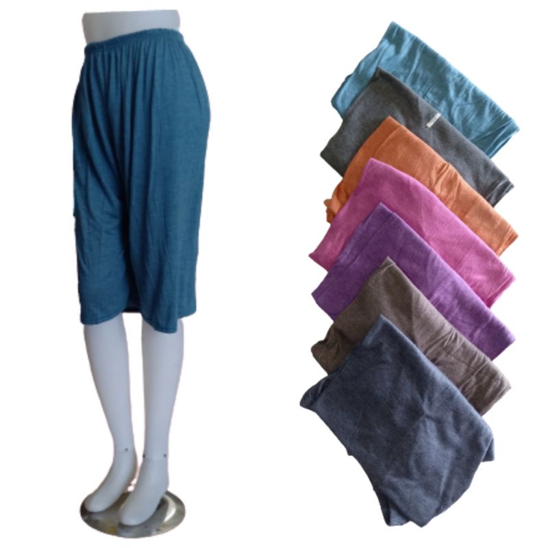 Celana kolor wanita bahan kaos murah PENDEK JUMBO TR