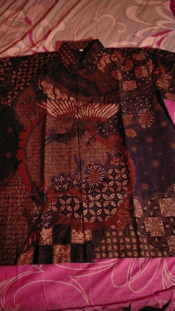 Batik Kawung Rogo Full Furing Katun Halus Sragenan Size M-xxl Asli Solo