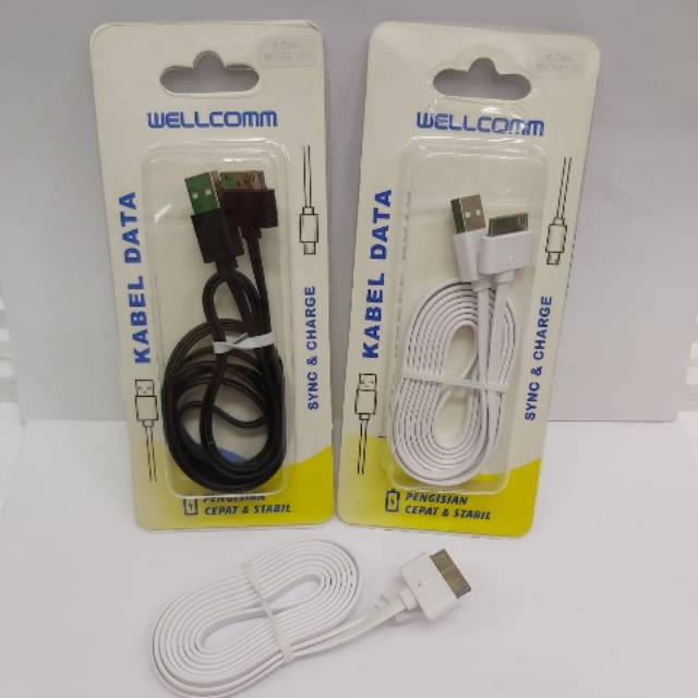 Kabel Data WELLCOMM SAMSUNG TAB 1.5M Pengisian Cepat