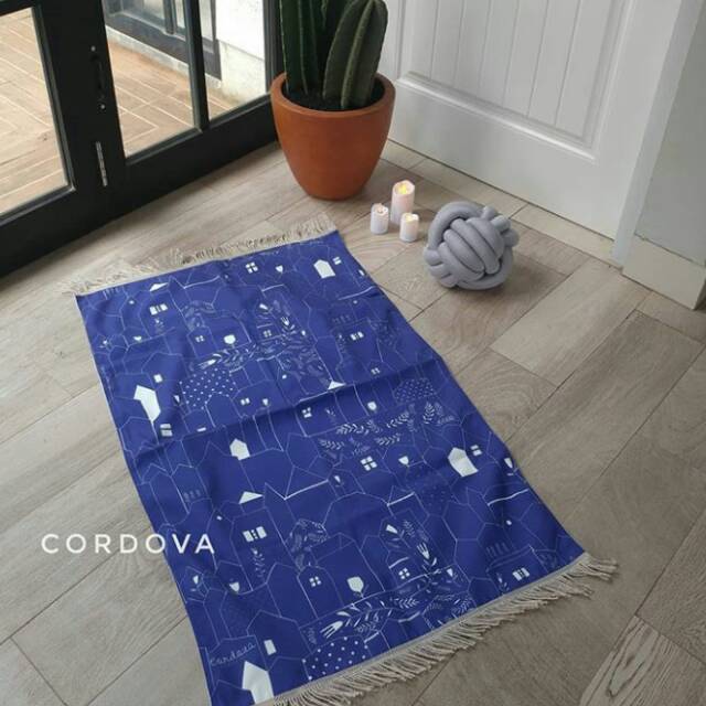 Sajadah printing cordova 'blue city'