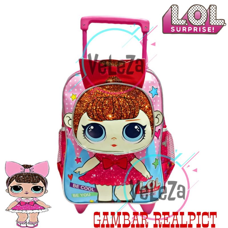 Tas troli anak TK PAUD karakter LOL - Tas anak