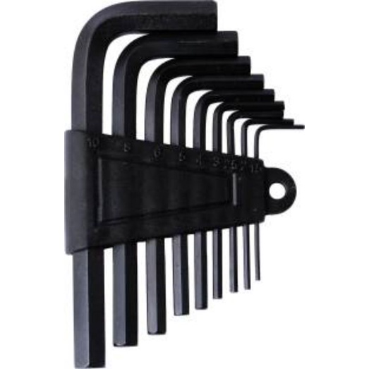 Isi 9 Set Kunci L Medium Bagus 9In 1 Hey Key 1.5 2 2.5 3 4 5 6 8 9 10 Mm Hex Key Bengkel Mobil Motor