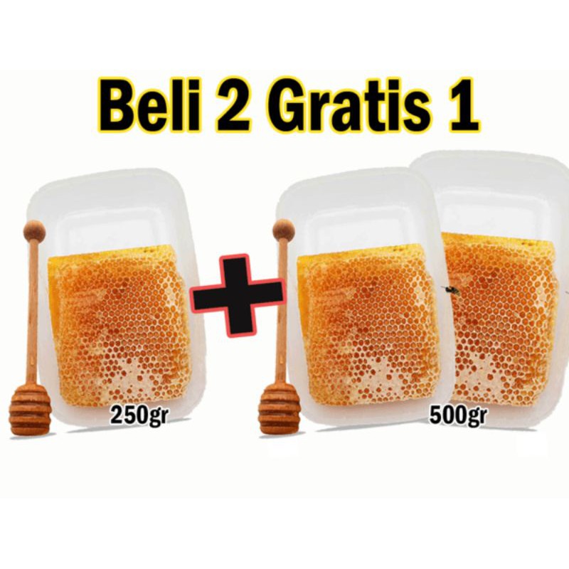 

Madu sarang 250gr 3 pcs