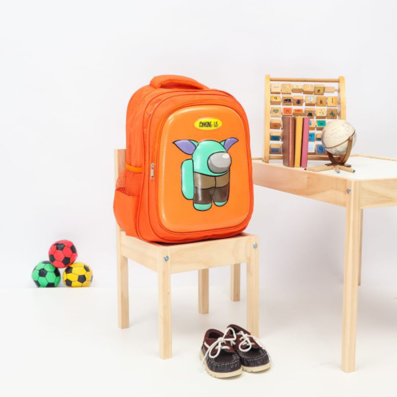 Tas sekolah anak karakter Among us