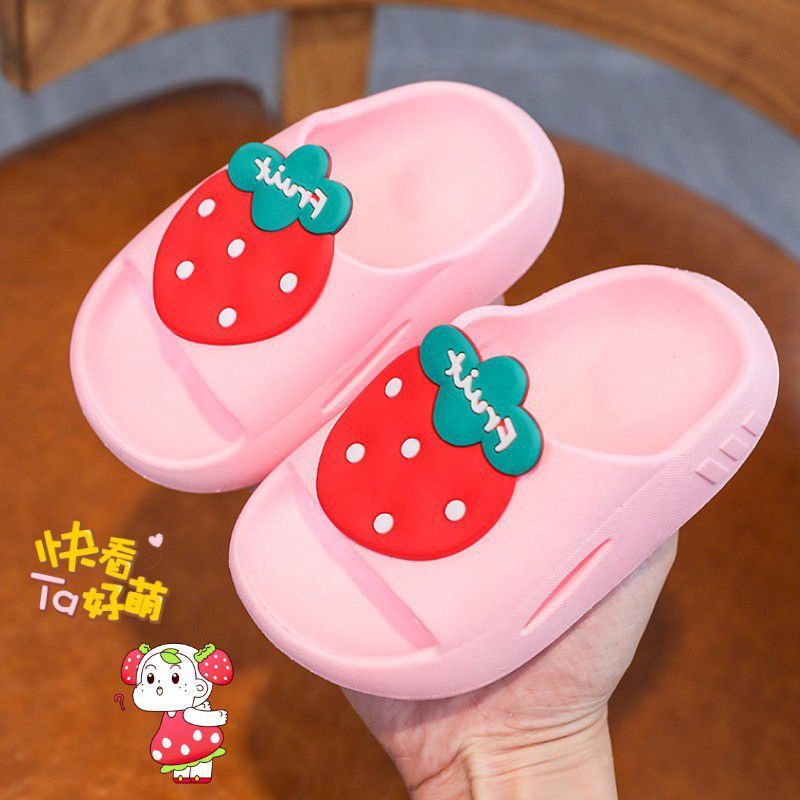 Sandal Slop Karet EVA Anak Motif Buah Import High Quality