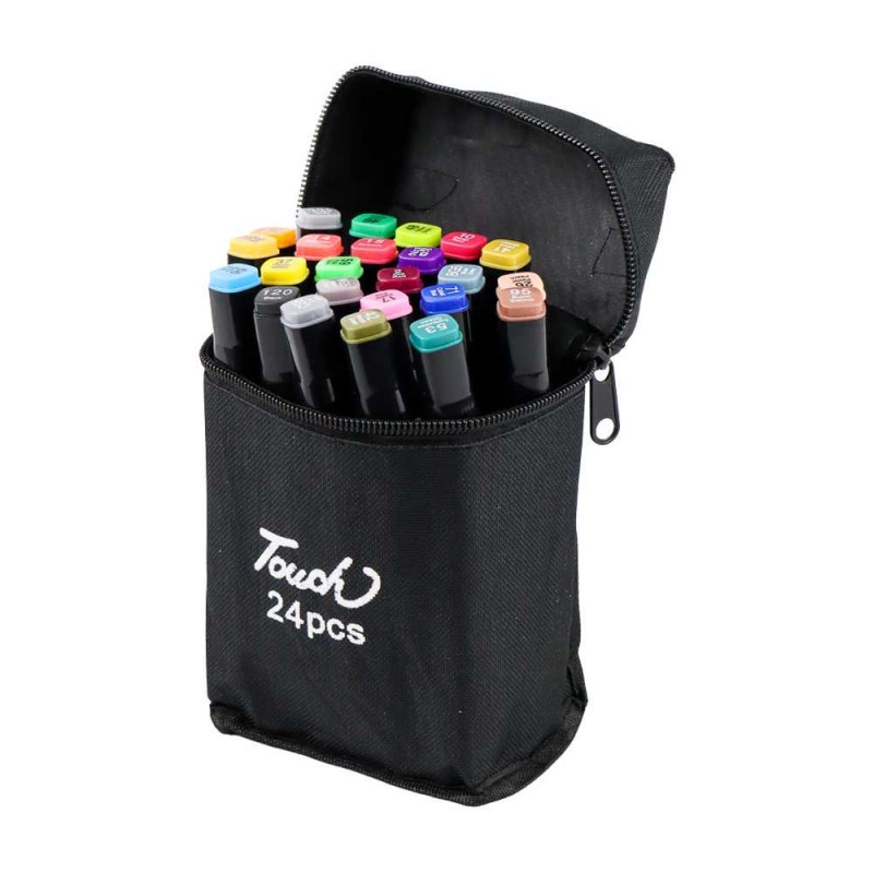 

Spidol Dual Side Fine Art Brush Pen Art Marker Set - CY-006