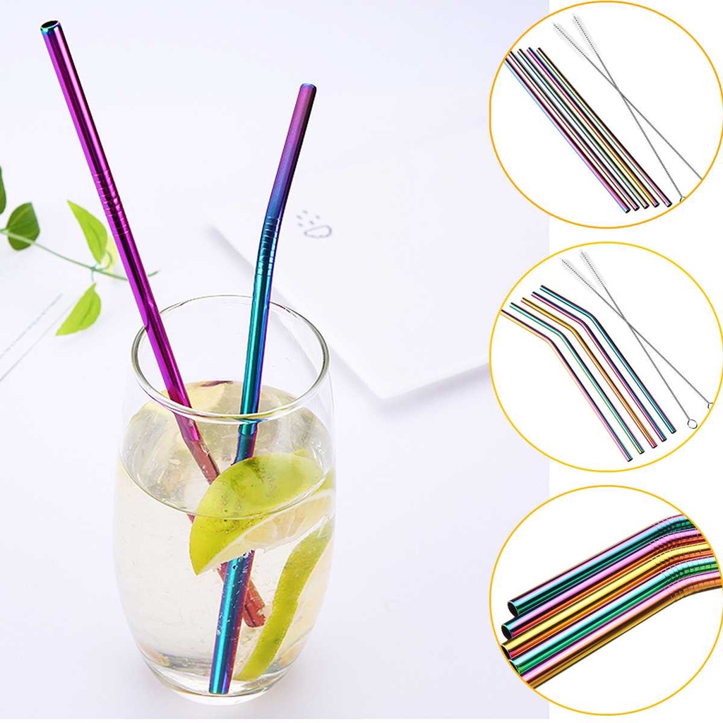 Sedotan Stainless Steel Straw - Sedotan Reusable Ramah Lingkungan