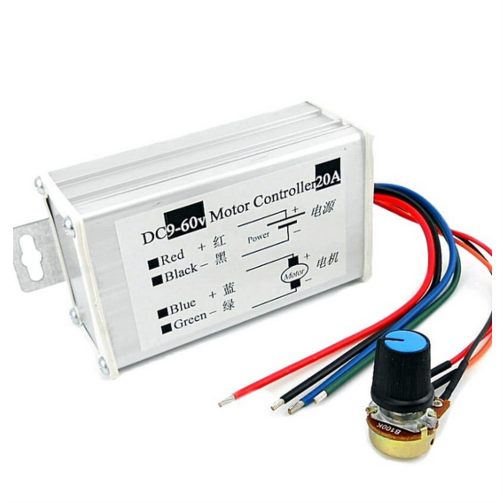 Pwm DC motor 9V - 60V 20A DC motor controller