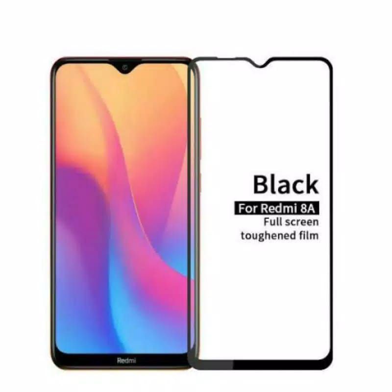 Tempered Glass Redmi 8/8A Full Cover Premium Glass