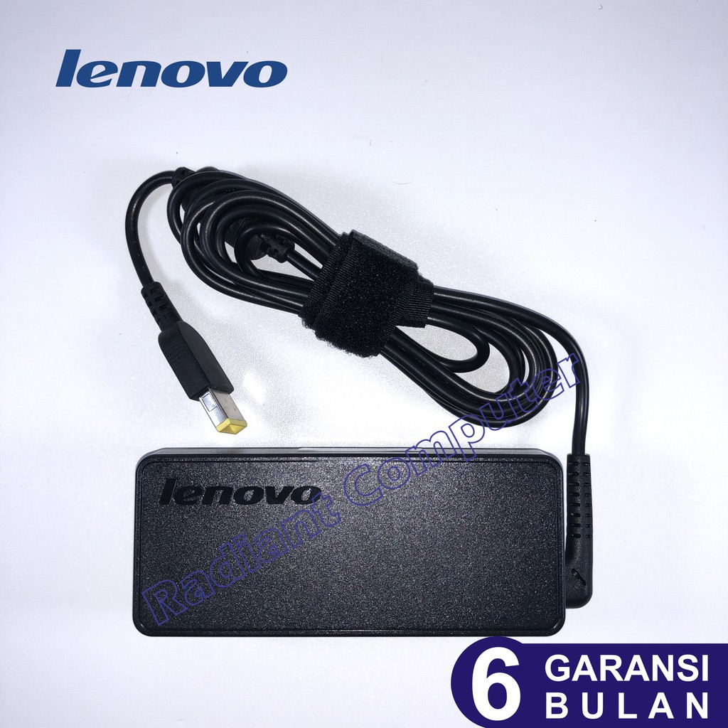 Adaptor Charger Original Lenovo 20V 3.25A colokan kotak