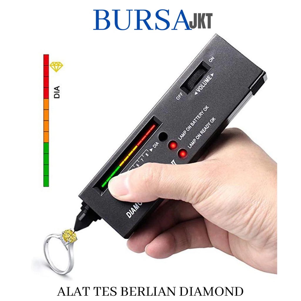 DIAMOND TESTER TES KETEBALAN BATU BERLIAN GEMSTONE SELECTOR ACCURACY DIGITAL