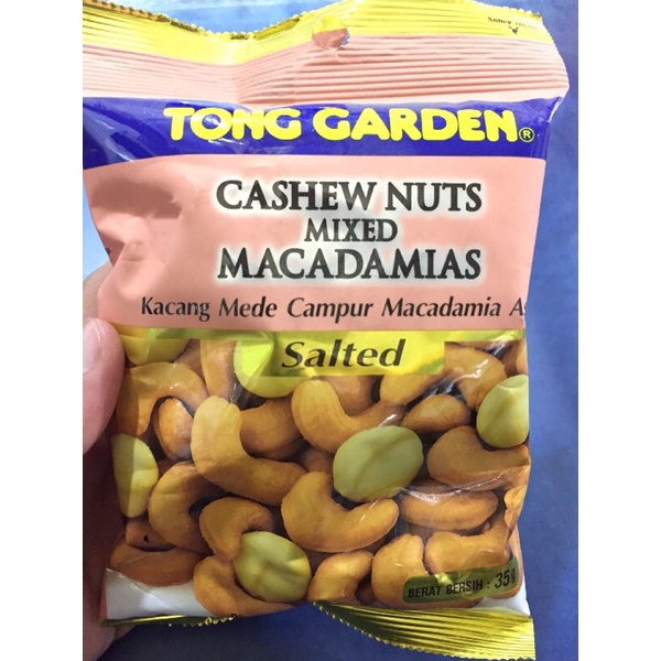 

Tong Garden Kacang Mede Campur Macadamia Asin 35gr