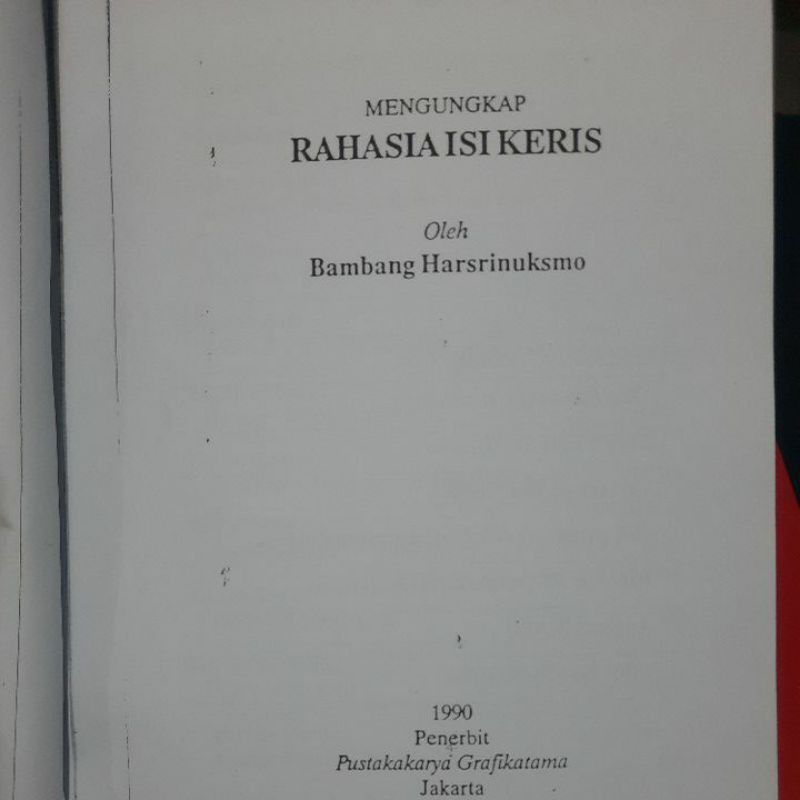 paketan buku lawas tentang keris 8 buku kuno