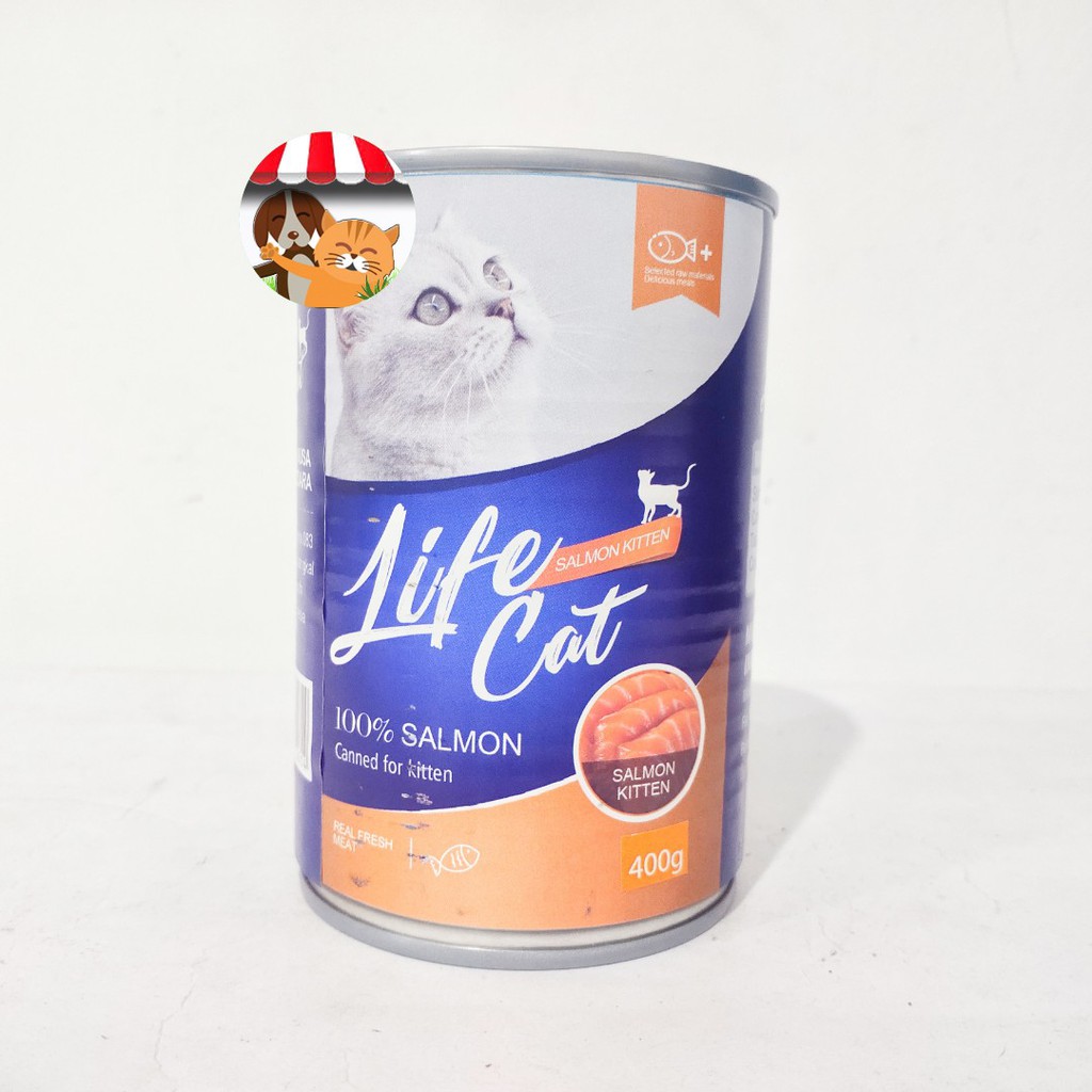 Life Cat Kaleng 400gr Makanan Basah Kucing Adult dan Kitten - Life Cat Wet Food