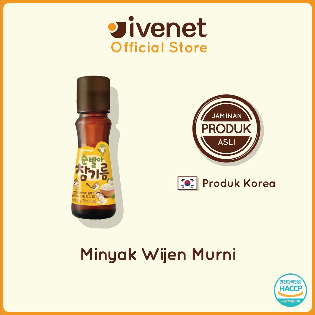 Castle - Ivenet Sesame Oil 75ml - Minyak Wijen Sehat untuk Bayi dan Anak