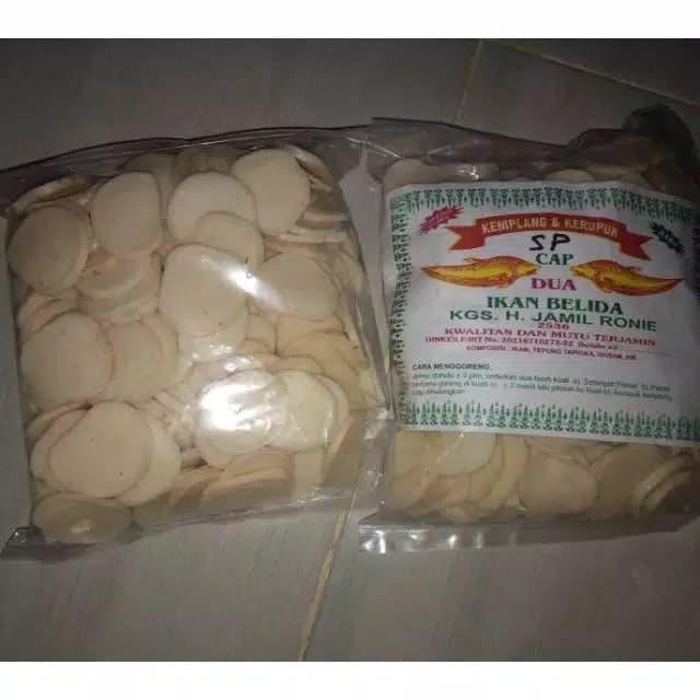 

1000gr kemplang Ikan kempelang kering palembang SUPER mentah