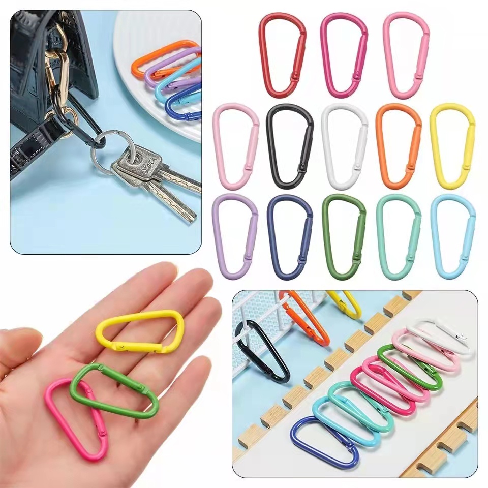 Kait Tas/Carabiner Besi Warna Warni Harga/5pc