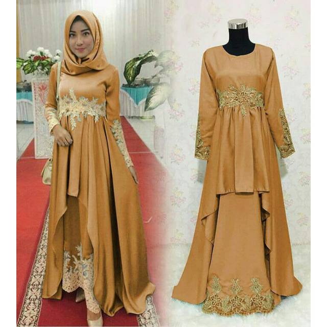 FB GAMIS PESTA LATIN/ BAJU MUSLIMAH PESTA/GAMIS MODERN