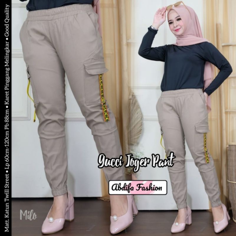READY GUCCI JOGER PANT MATT KATUN TWILL STREEET GOOD QUALITY