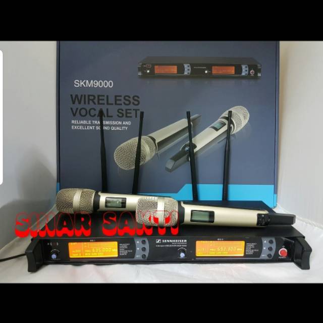 Mic wireless sennheiser SKM 9000/SKM9000 ( BISA UBAH FREQUENCY ) GRADE A