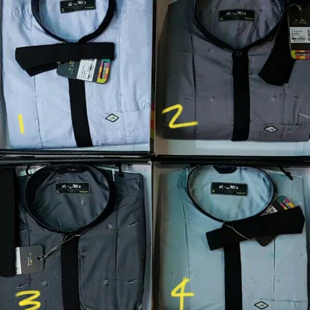 Baju Koko Almia Platinum Lengan Pendek Terbaru