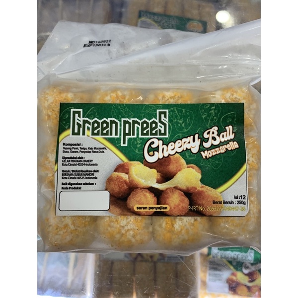 

FROZEN FOOD Green Prees Cheezy Ball Mozarella