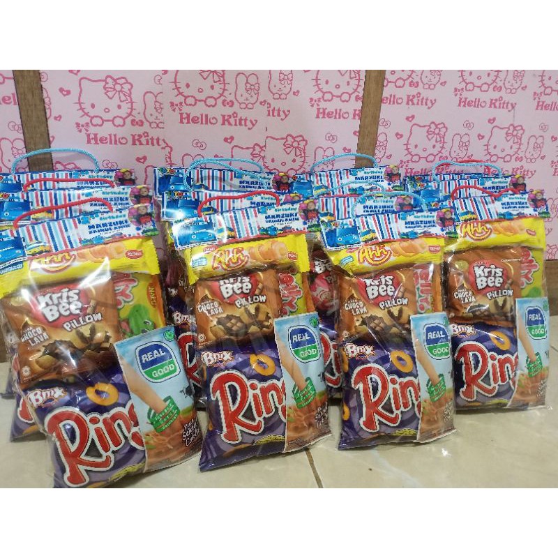 Paket Snack ultah / bingkisan snack ultah / goodibag snack/ snackultahmurah