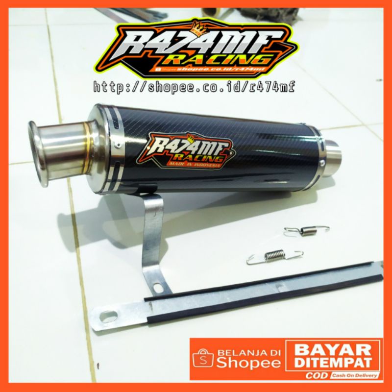 Knalpot ori R474MF Inlet 50mm (silincer only)