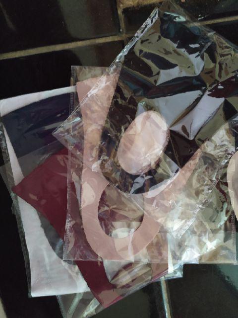 Masker Kain Murah Kemasan Plastik Satuan Bahan Scuba Model Korea Gramasi Cukup Tebal Bukan Tipis