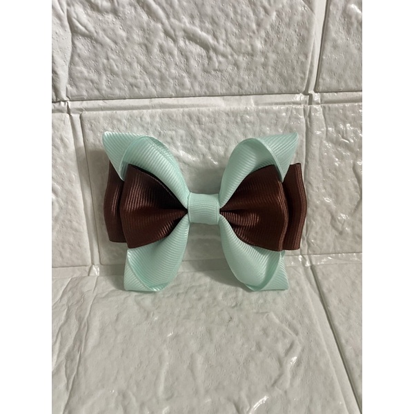 Pita Rambut Anak Jepit Jepitan Rambut Murah Cantik hijau Coklat