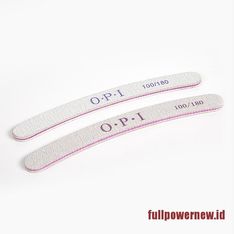 【COD】Nail File Double Side Buffer 100/180 Trimmer Sandpaper Professional Nail Files