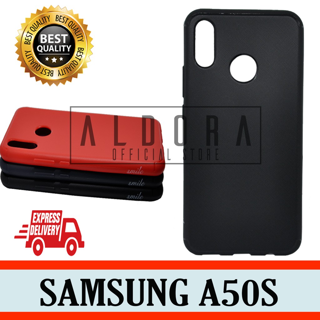 Aldora SoftCase Cross Samsung A50S Smile Pattern SoftCase Ultraslim Case Premium Quality