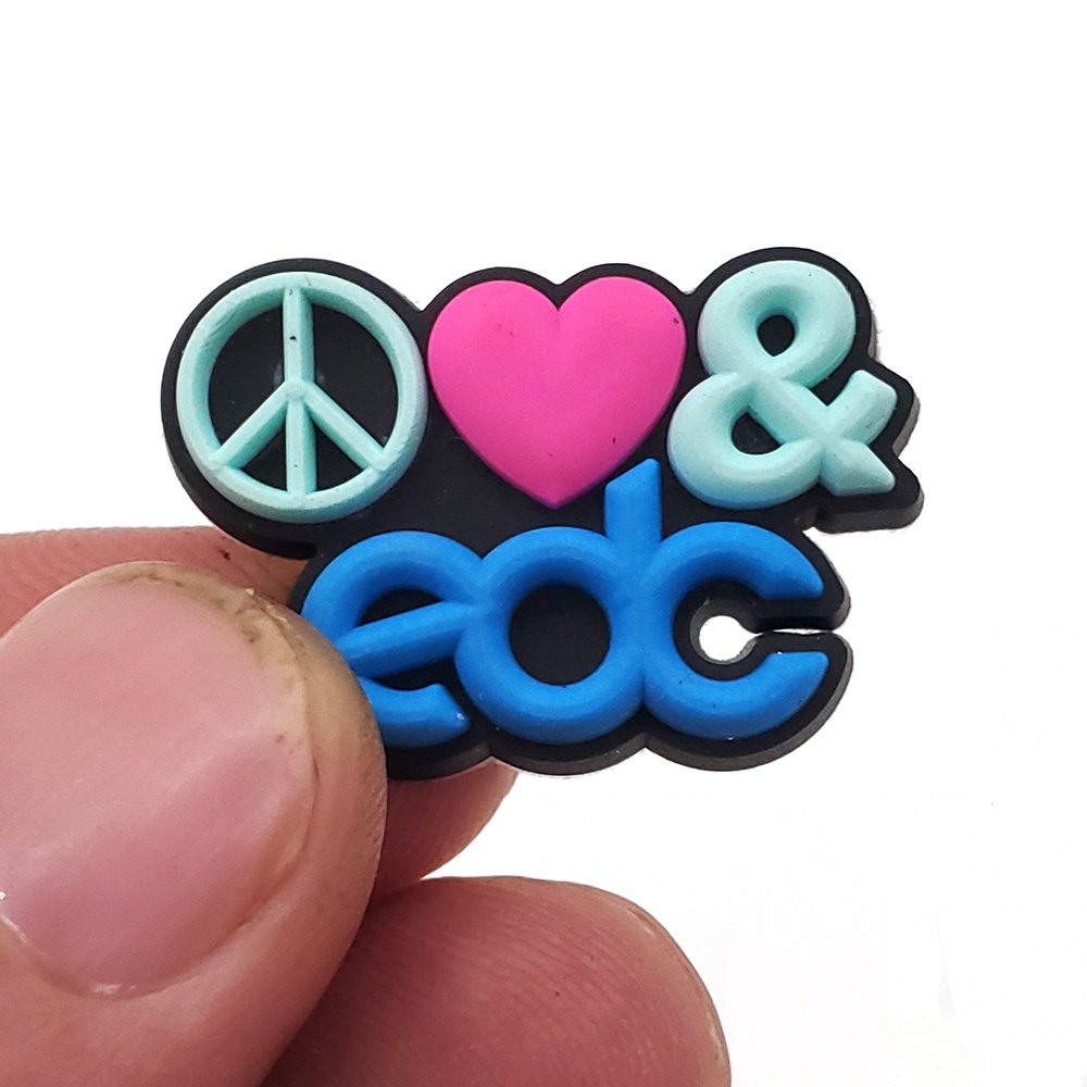 EDC Jibbitz shoe charms Crocs Aksesoris sandal warna kupu-kupu DIY imut pin pvc Bahan Untuk Dekorasi Sepatu Hadiah anak pria