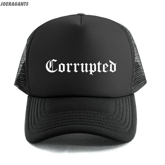 CORRUPTED - TRUCKER HAT / CAP | MUSIC MERCH | TOPI JARING BAND | DOOM METAL | COD | UNISEX | JAPAN j
