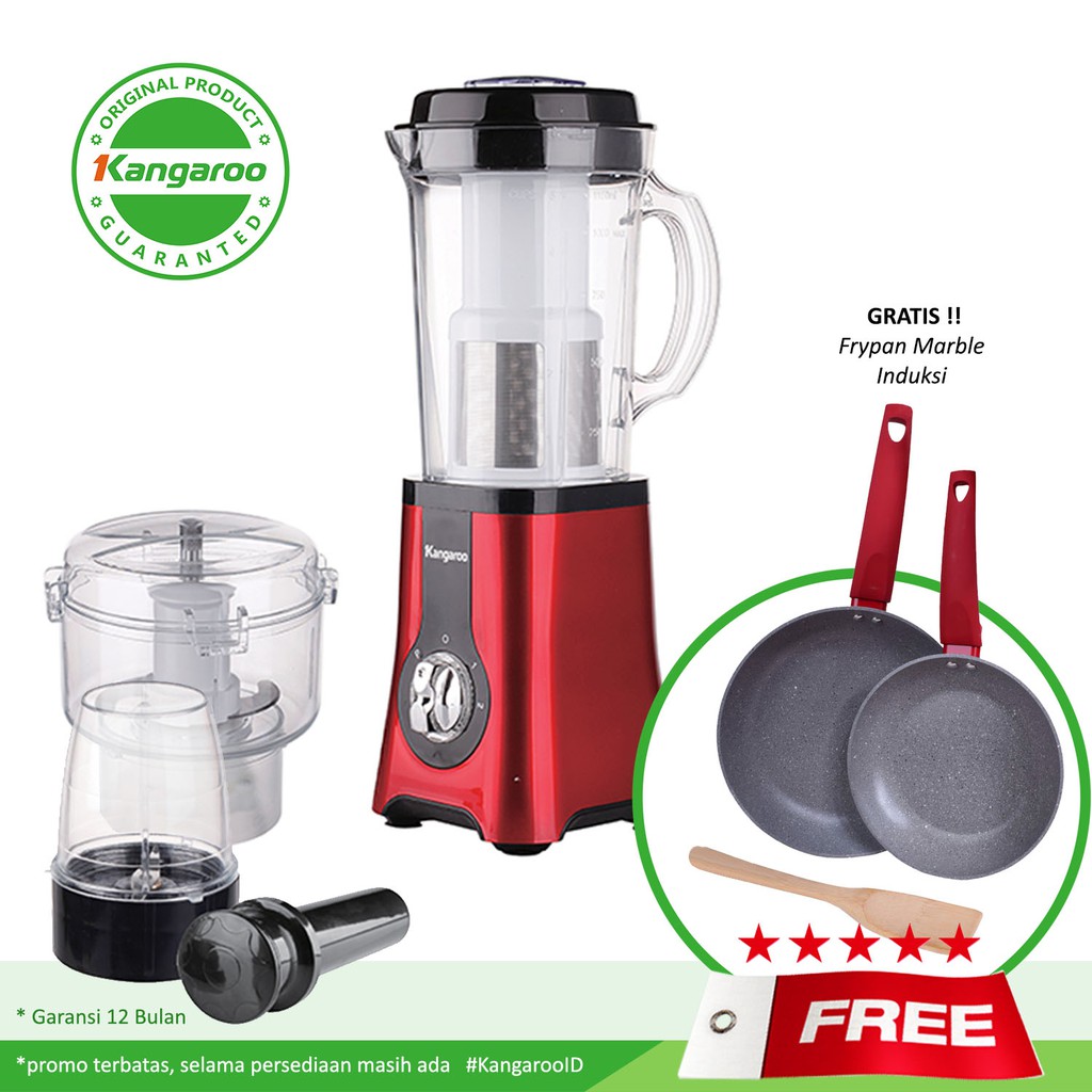 Bundling Kangaroo 💕  Blender 3in1 FREE Frypan Marble Induksi